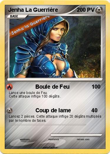 Pokemon Jenha La Guerrière