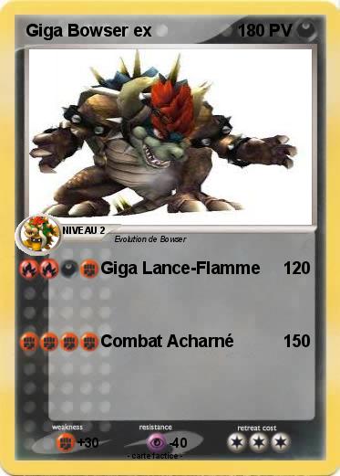 Pokemon Giga Bowser ex