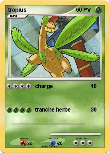Pokemon tropius