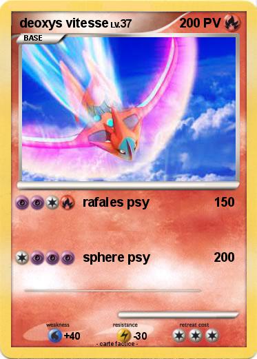 Pokemon deoxys vitesse