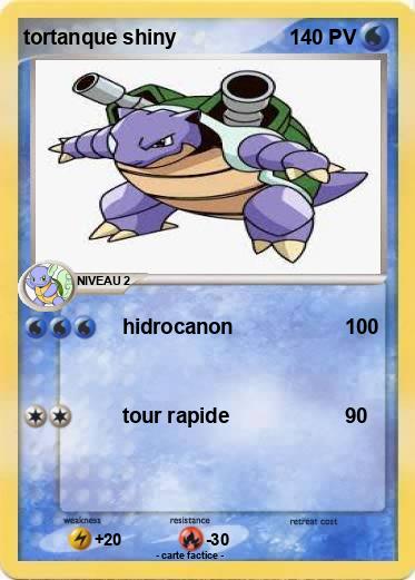 Pokemon tortanque shiny