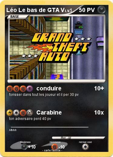 Pokemon Léo Le bas de GTA V