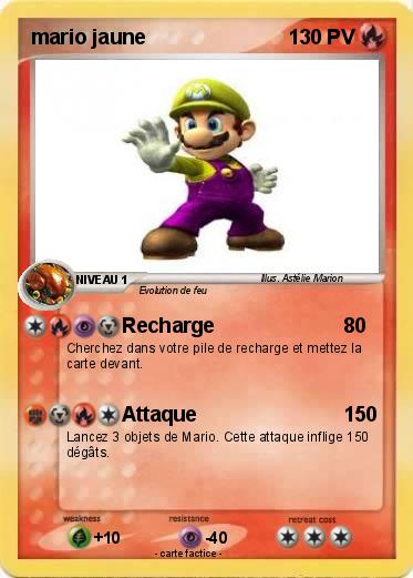 Pokemon mario jaune