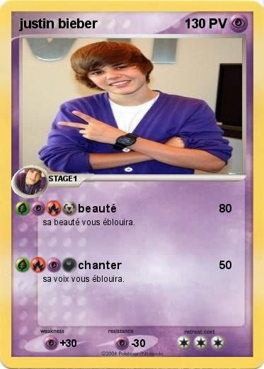 Pokemon justin bieber