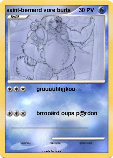 Pokemon saint-bernard vore burts