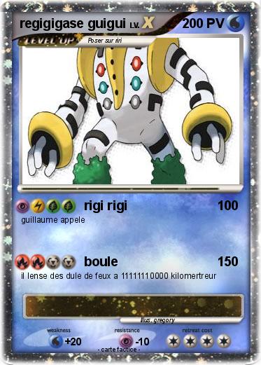 Pokemon regigigase guigui
