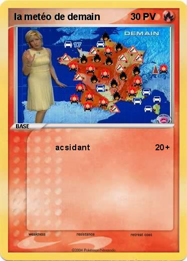 Pokemon la metéo de demain