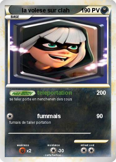 Pokemon la volese sur clah