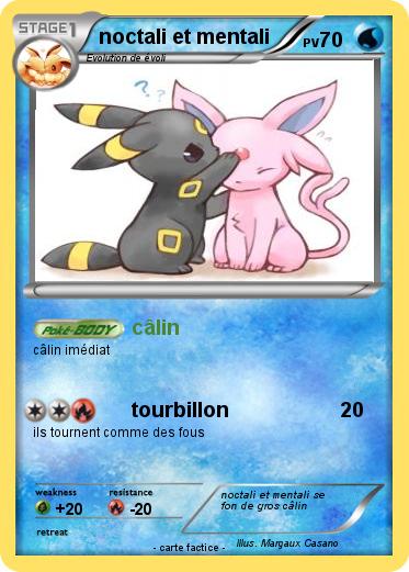 Pokemon noctali et mentali