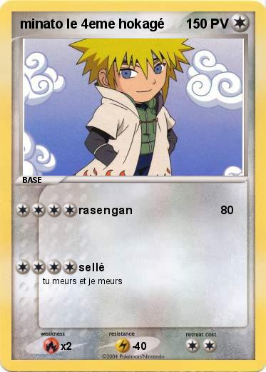 Pokemon minato le 4eme hokagé