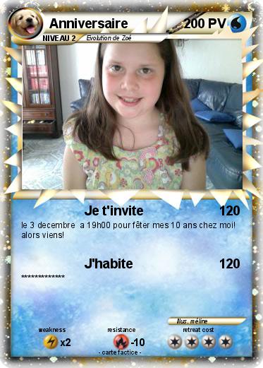 Pokemon Anniversaire