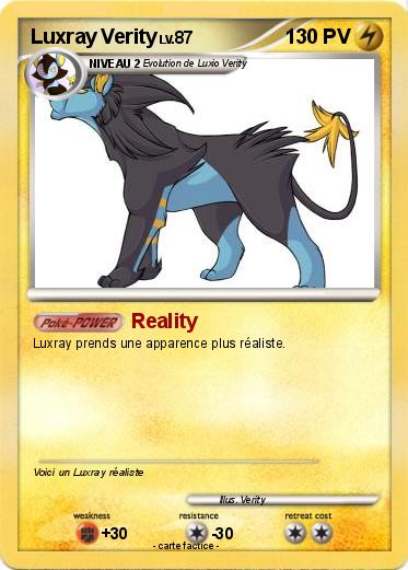Pokemon Luxray Verity
