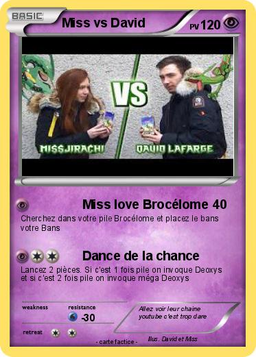 Pokemon Miss vs David