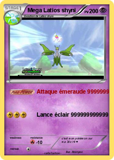 Pokemon Mega Latios shyni