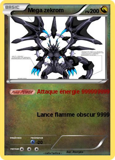 Pokemon Mega zekrom