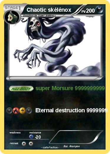 Pokemon Chaotic skélénox