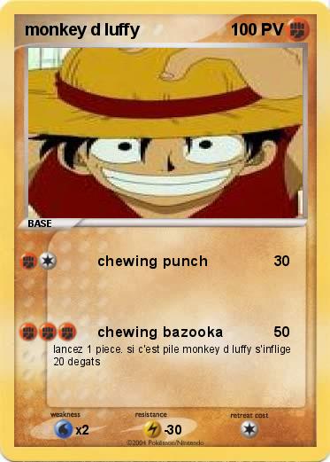 Pokemon monkey d luffy