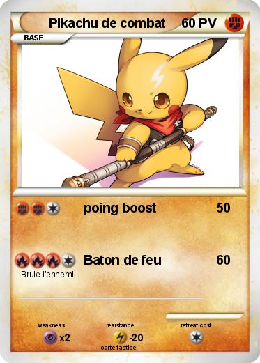 Pokemon Pikachu de combat
