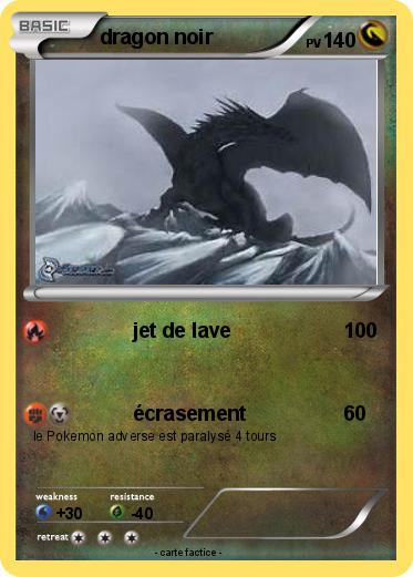 Pokemon dragon noir