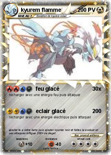 Pokemon kyurem flamme