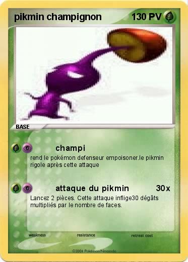 Pokemon pikmin champignon