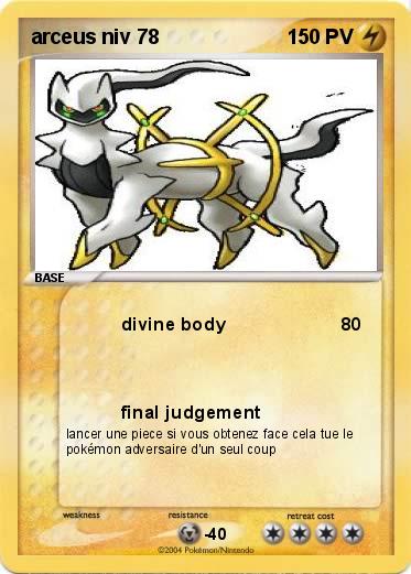 Pokemon arceus niv 78