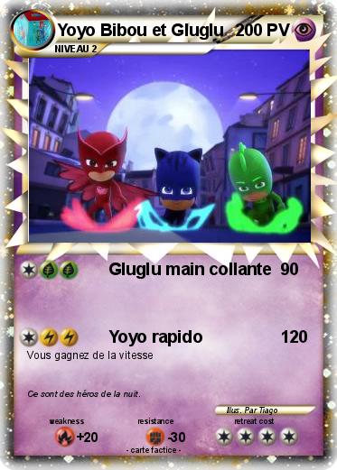 Pokemon Yoyo Bibou et Gluglu