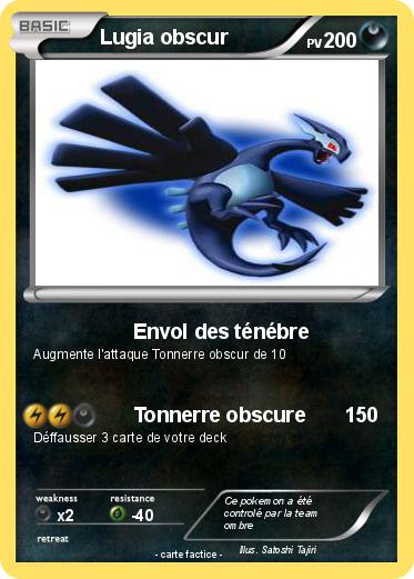 Pokemon Lugia obscur