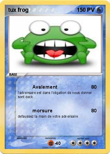 Pokemon tux frog