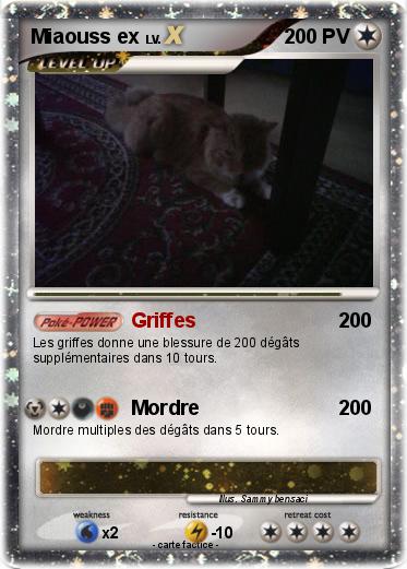 Pokemon Miaouss ex