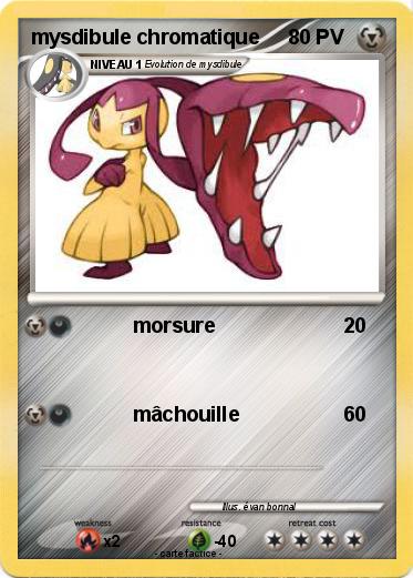 Pokemon mysdibule chromatique