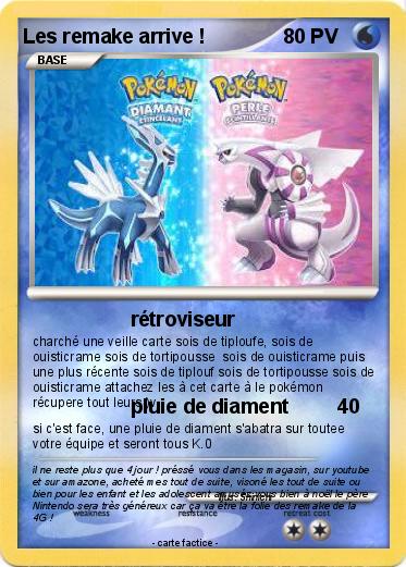 Pokemon Les remake arrive !