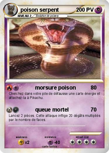 Pokemon poison serpent