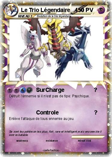 Pokemon Le Trio Légendaire   450