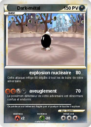 Pokemon Dark-métal