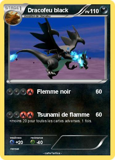 Pokemon Dracofeu black