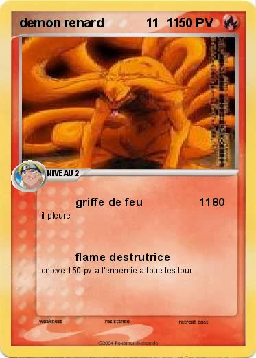 Pokemon demon renard            11  11                               