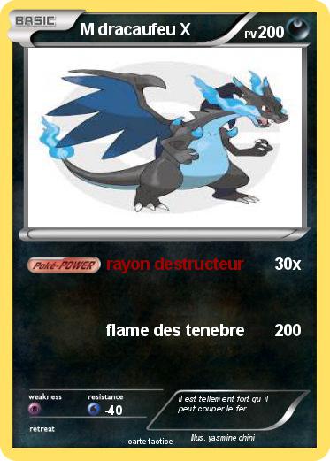 Pokemon M dracaufeu X