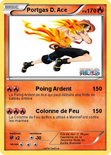 Pokemon Portgas D. Ace