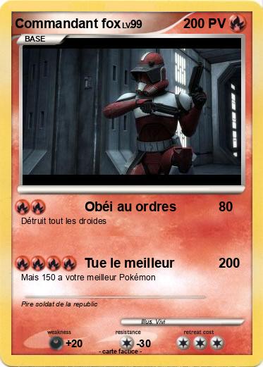 Pokemon Commandant fox