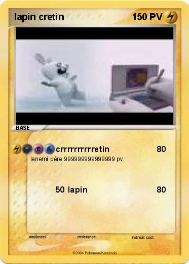 Pokemon lapin cretin