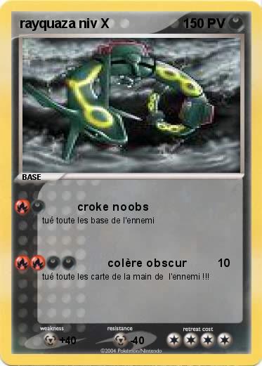 Pokemon rayquaza niv X