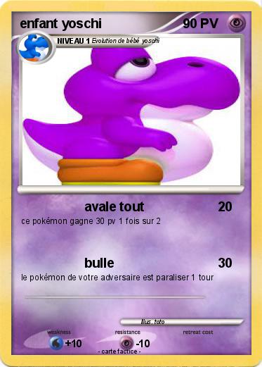 Pokemon enfant yoschi