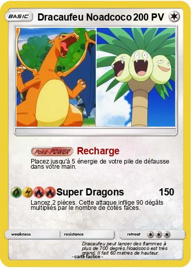 Pokemon Dracaufeu Noadcoco