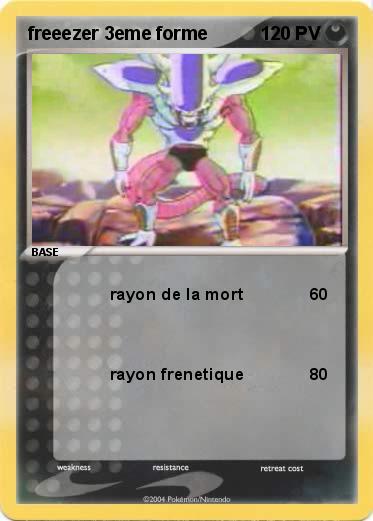 Pokemon freeezer 3eme forme