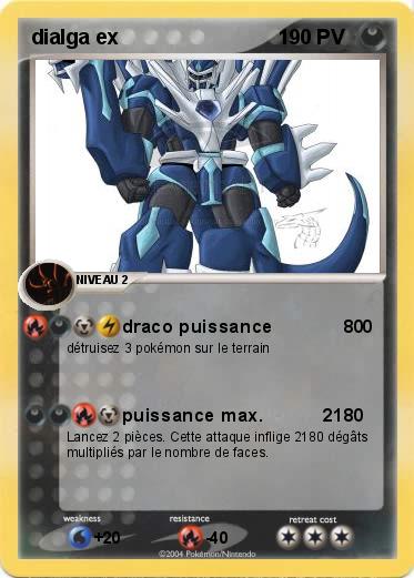 Pokemon dialga ex                            1                              