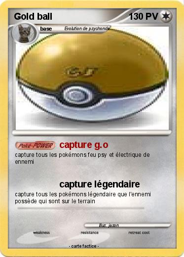 Pokemon Gold ball