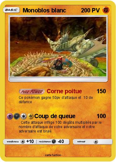 Pokemon Monoblos blanc