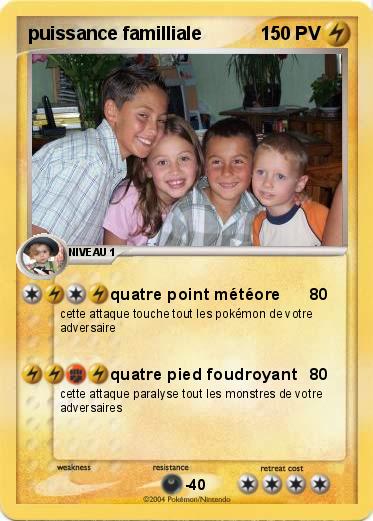 Pokemon puissance familliale