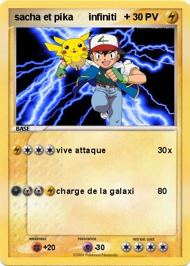 Pokemon sacha et pika      infiniti   + 